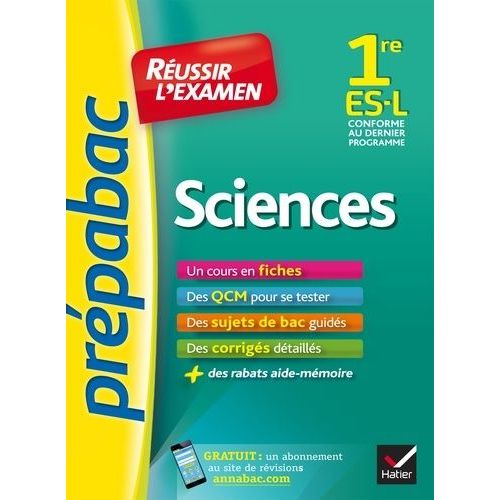 Sciences 1re L, Es