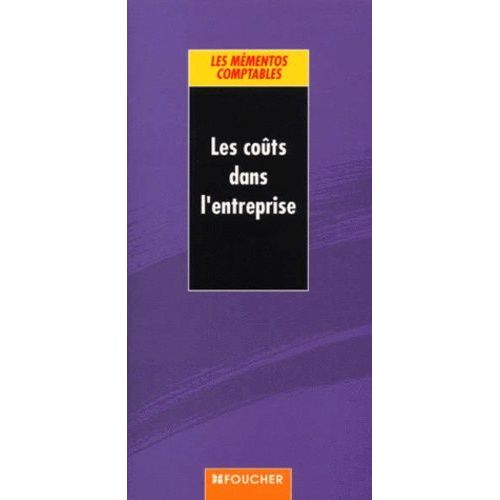 Les Coûts Dans L'entreprise
