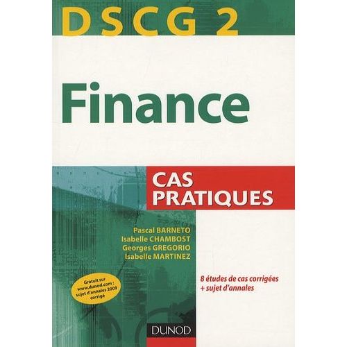 Finance, Dscg 2 - Cas Pratiques