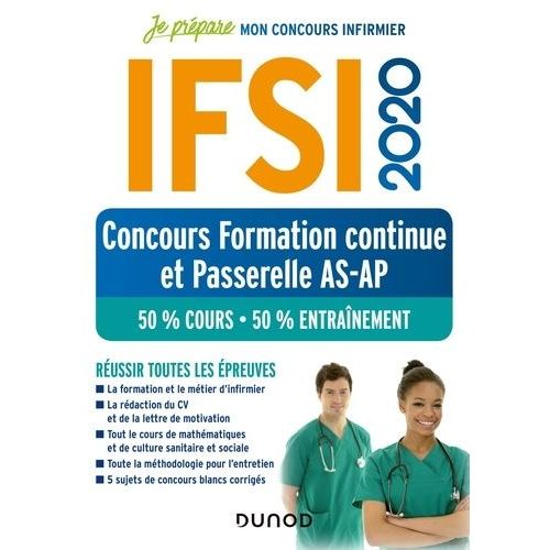 Ifsi - Concours Formation Continue Et Passerelle, 50% Cours - 50% Entraînements