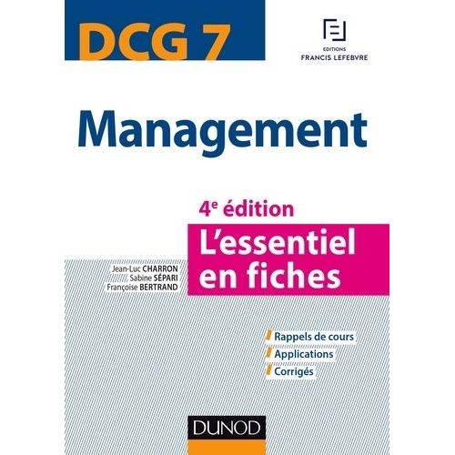 Dcg 7 Management - L'essentiel En Fiches