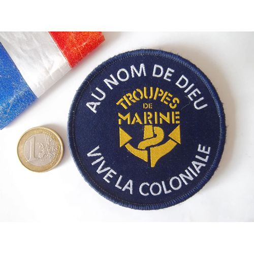 Écusson Collection Troupe Marine Coloniale Insigne Tissu