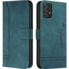 Kal-Cqkob Coque Pour Samsung Galaxy A52 4g/5g/A52s 5g Housse Etui Portefeuille Cuir Multifonction Fermeture Magnétique À Clapet Anti-Bourgogne