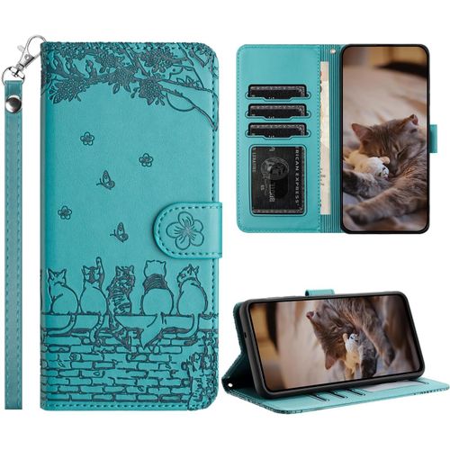 Kal-Coque Pour Galaxy S25 Edge 5g Étui De Protection [Etui À Rabat] [Pochette De Portefeuille] [Fermeture Magnétique] Housse Premium En Cuir Pu Portefeuille Pour Samsung S25 Edge Bleu