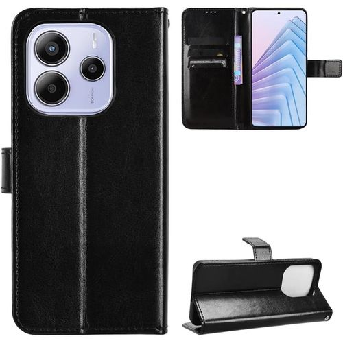 Kal-Coque Collection Pour Xiaomi Redmi Note 14 Pro 4g Étui À Rabat - Étui De Téléphone Portable En Cuir Synthétique De Qualité Supérieure [Fermeture Magnétique] Porte-Monnaie Et Carte De Crédit,