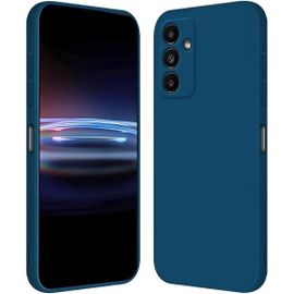 Kal-Coque Pour Samsung Galaxy S23 Fe (6.4" Inches) Étui En Silicone Tpu Souple - Bleu Saphir