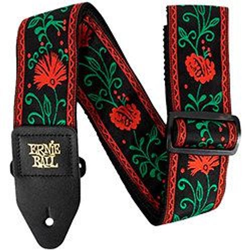 Ernie Ball - Sangle Jacquard Western Rose