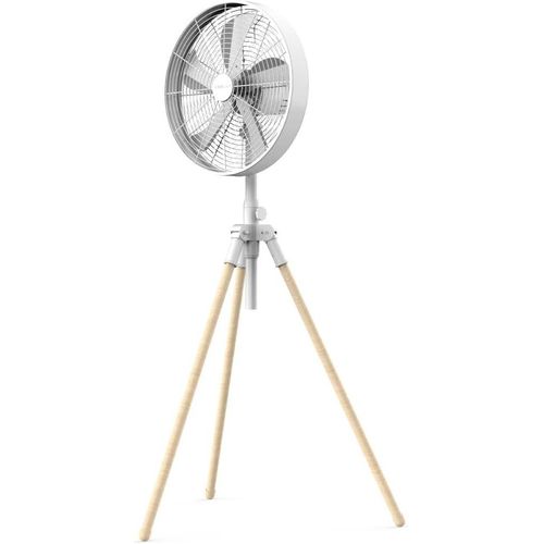 Ventilateur Sur Pied Tripod W3050 Avec 5 Pales En Métal, Hauteur Réglable 120-130Cm, Oscillation Automatique 80° Et 3 Vitesses. Ventilateur De Trépied Pliable Avec Moteur En Cuivr[VEN750509]