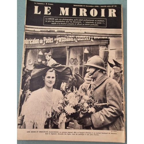 Le Miroir 19 Novembre 1939