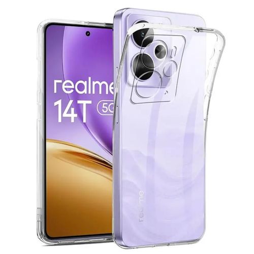 Coque Pour Realme 14 5g / 14t 5g - Housse Etui Silicone Gel Fine + Film Ecran - Transparent Tpu