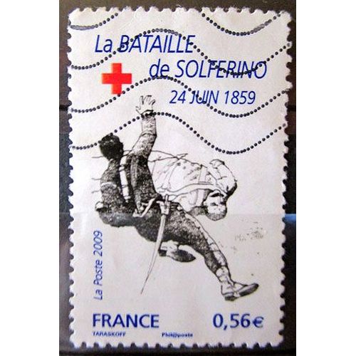 2009. F4387: Croix-Rouge: Soldat Blessé À Solférino.