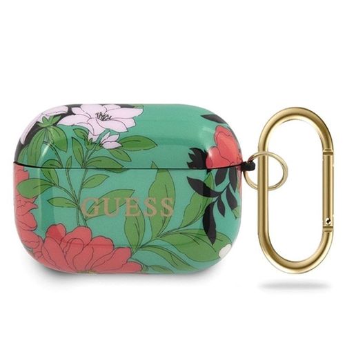 Guess Floral, ?tui pour ?couteurs + casque, Vert