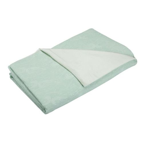 Au Large De Nova Couverture Vert D'eau 100 X 140 Cm De Trois Kilos Sept