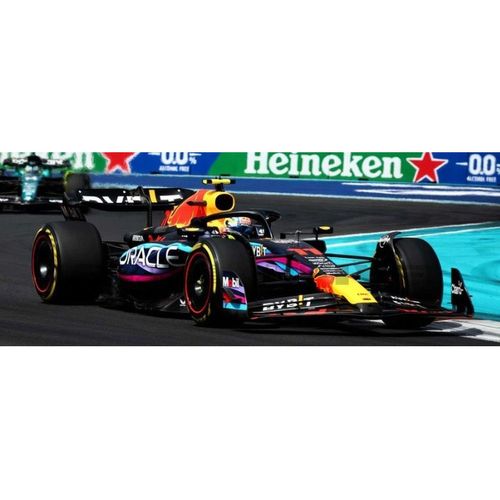 Bburago 1/43 38083miami-P/11 Red Bull Rb19 - Miami Gp 2023 (S. Perez) Diecast Modelcar-Bburago