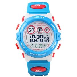 Montres,Montres Enfants,Garçons Adolescents Numérique Extérieur Sport Montre Multifonction Étanche Numérique Électronique Montre Numérique Avec Led Lumière Alarme Et Calendrier Date Pour Enfants
