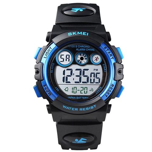 Montre Enfant Garçon Fille Pour 5-16 Ans - Montre Numérique Étanche 5atm Avec Alarme/Date/Chronomètre/Led