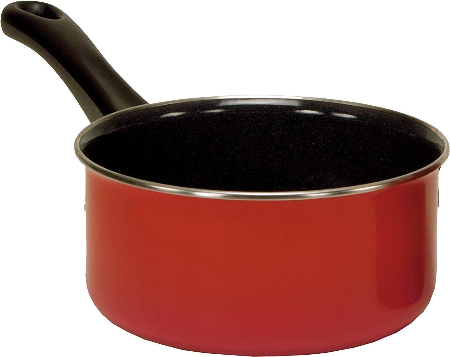 Krüger 31916 Ro Rom Casserole Avec Bord De Chromé Émail Rouge 16 Cm