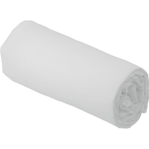 Drap Housse 160x200 Grand Bonnet Blanc 57 Fils 100% Coton