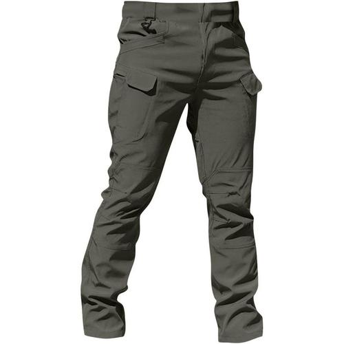 Pantalon Cargo Fans Militaires avec Utile Poches Cargo Alpinisme Résistant  à l'usure Pantalon Homme Uni Casual Strech Durable