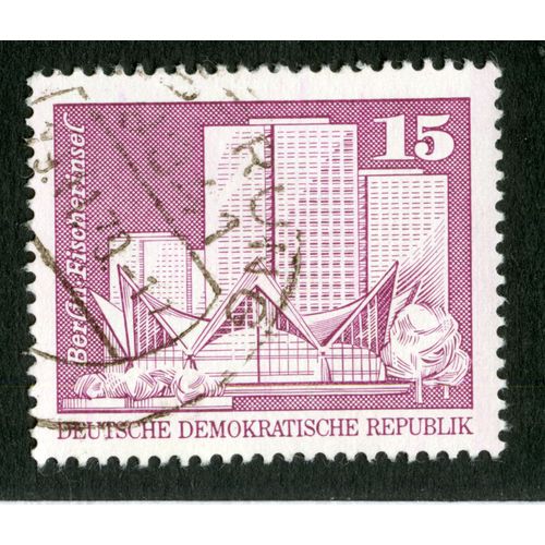 Timbre Oblitéré Deutsche Demokratische Republik, Berlin-Fischherinsel, 15