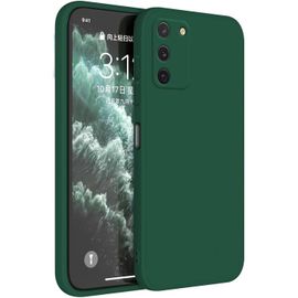 Kal-Coque Pour Samsung Galaxy S10 Lite/Galaxy A91 (6.7"" Inches) Etui Housse, Protecteur De Peau En Silicone Tpu - Vert Foncé