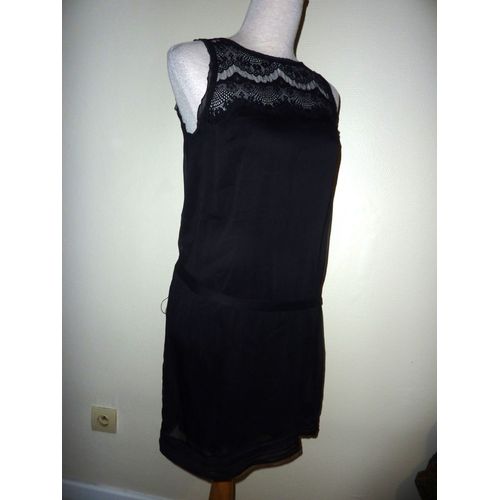 La Redoute Robe Haut Dentelle Noir T 36 38