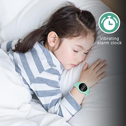 Montre Digitale Enfant avec Chronomètre,Eclairage,Alarme, Date