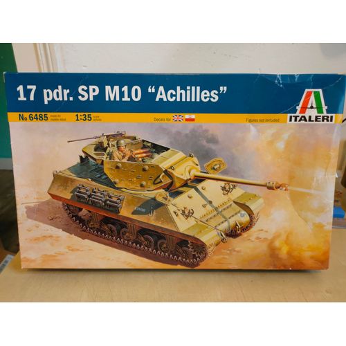 Maquette Char Italeri 1/35 : 17 Pdr. Sp M10 '' Achilles '' ( Rare )-Italeri
