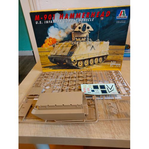 Maquette Char Italeri 1/35 : M-901 Hammerhead ( Rare )-Italeri