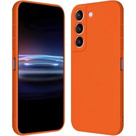 Kal-Coque Pour Samsung Galaxy S21 (6.2" Inches) Étui En Silicone Tpu Souple - Orange