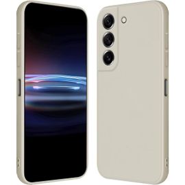 Kal-Coque Pour Samsung Galaxy S21 Fe / S21 Fe 2023 (6.4" Inches) Étui En Silicone Tpu Souple - Blanc Antique