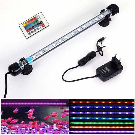 28cm Submersible Tube Lampe Pour Aquarium, Led Lampe Étanche Lumière  Blanche Led