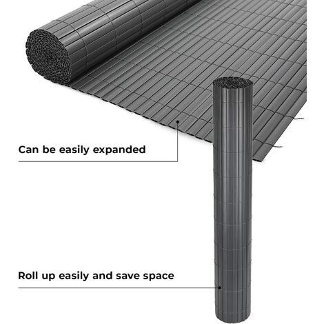 Canisse en PVC Brise Vue résistant,pour le jardin, Balcon ou