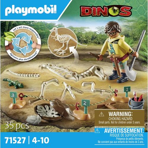 Playmobil 71527 - Site Archéologique Squelette Dinosaure