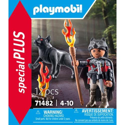 Playmobil 71482 - Guerrier Avec Loup