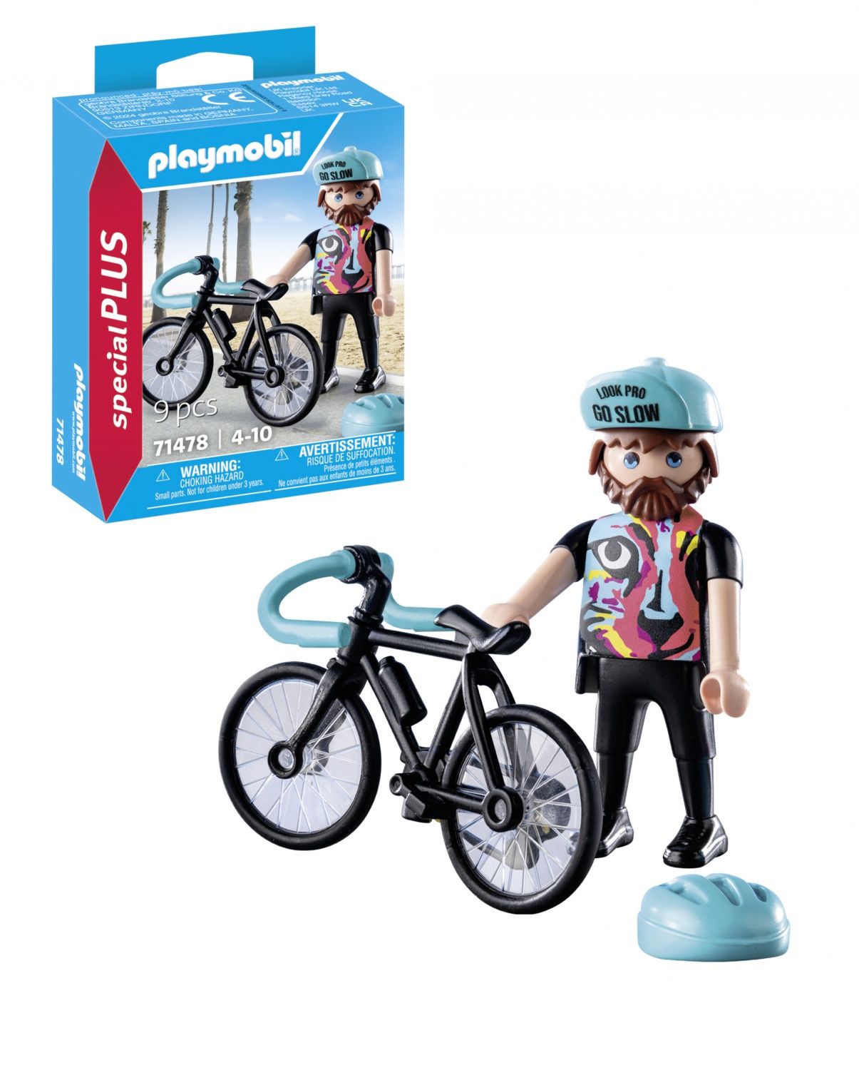 Playmobil Special Plus 71478 - Cycliste Paul - 4