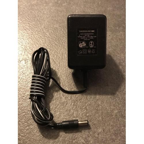 Chargeur bloc d alimentation audioline ref 886 sortie 10v 620ma