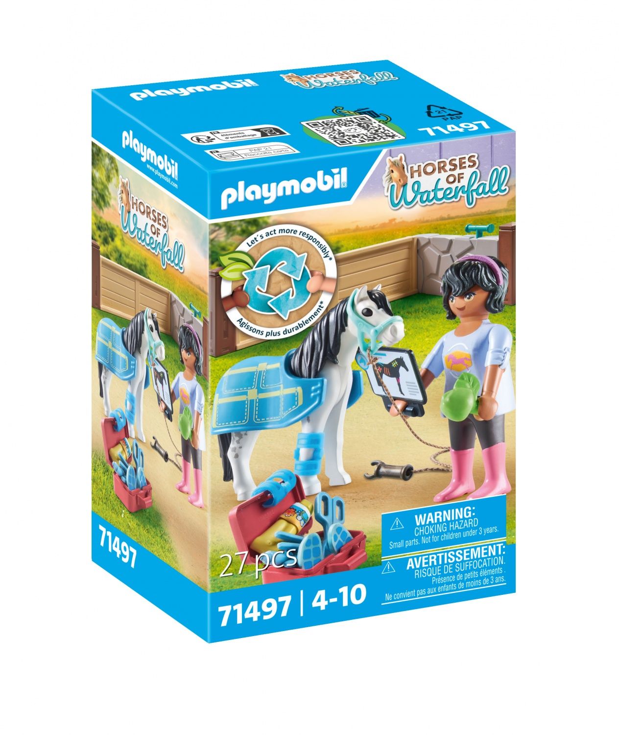 Playmobil Horses Of Waterfall 71497 - Thrapeute quin - 2