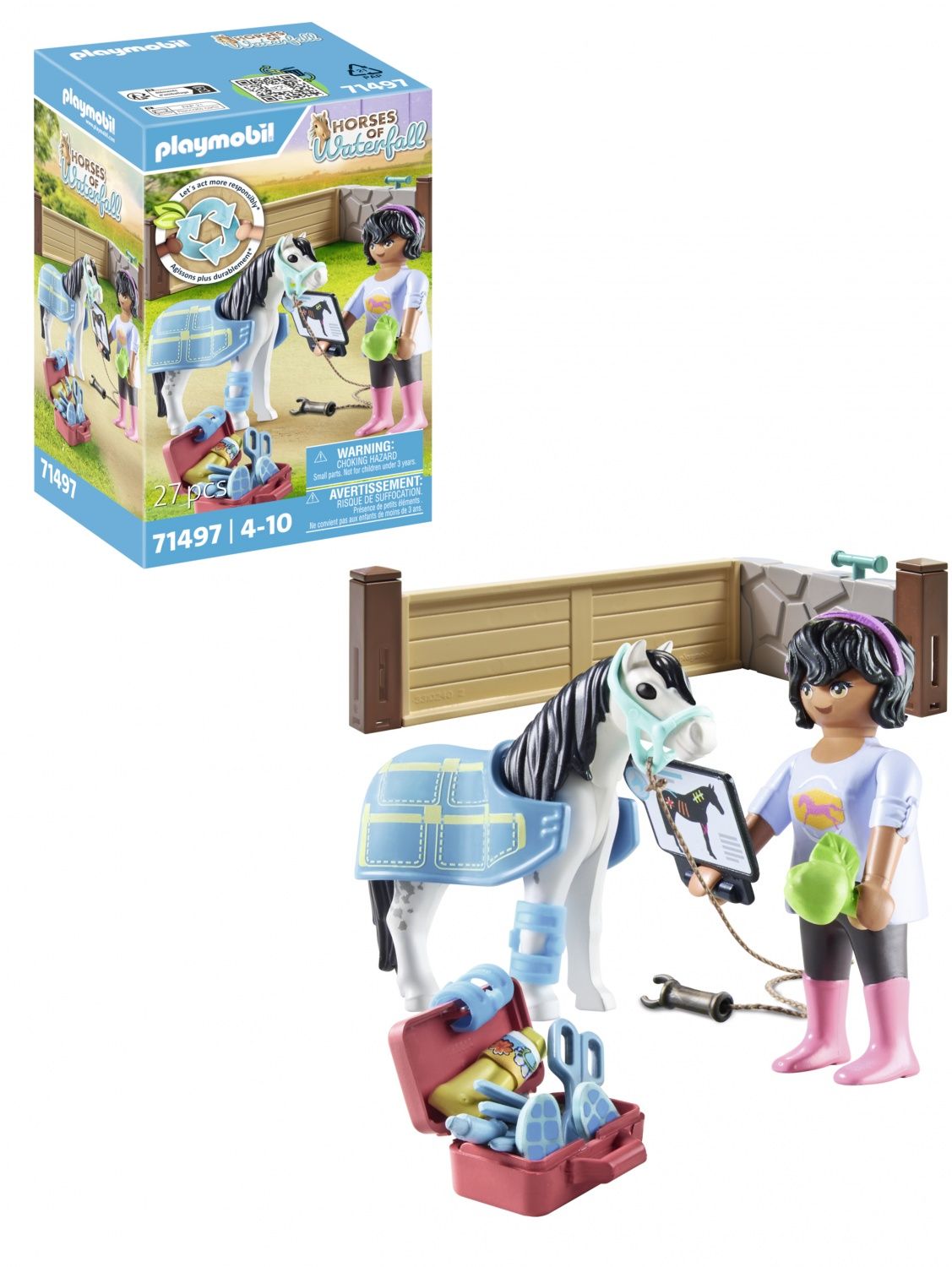 Playmobil Horses Of Waterfall 71497 - Thrapeute quin - 4
