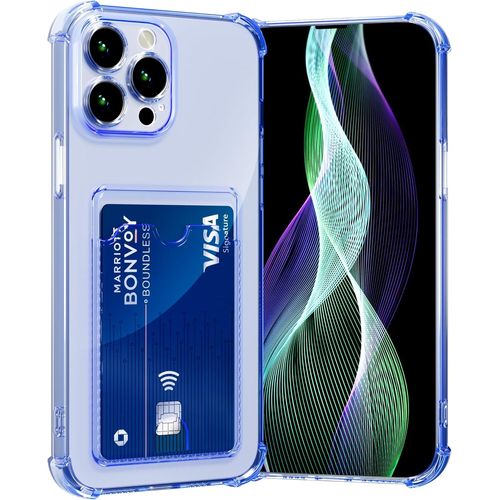Kal-Coque Pour Iphone 16 Pro Étui Transparente Mince Coque Souple Tpu Étui Portefeuille Housse Sac Avec Porte Fente Carte Antichoc 6.3