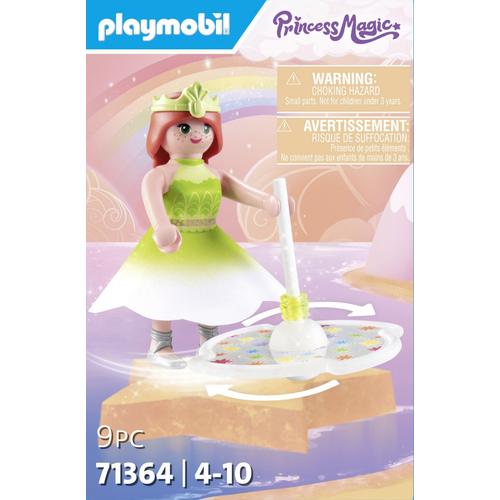 Playmobil 71364 - Princesse Et Toupie Arc-En-Ciel