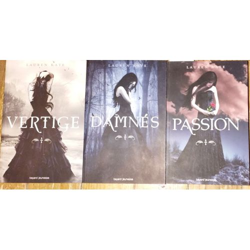Lot De 3 Livres Lauren Kate Vertige Damnés Passion