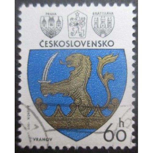 Tchecoslovaquie N°2196 Armoirie De Vranov Oblitéré