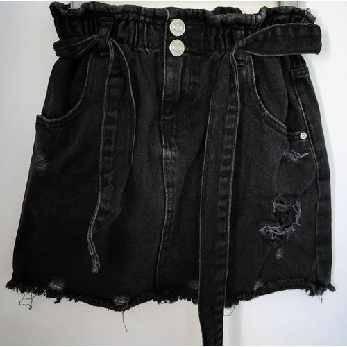 Jupe En Jean Noire Zara - T 7ans
