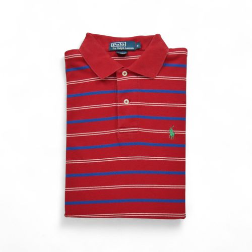 Reconditionné - Polo Manches Courtes Homme - Taille S - Homme - Rouge