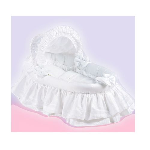 Linge Blanc Drap Taie Couvre Matelas Housse  Pour Berceau Petit Lit Bebe Enfant Naissance Broderie Anglaise Tissu Coton Parure Puericulture  Nourrisson Nouveau Ne Mixte Fille Ou Garcon