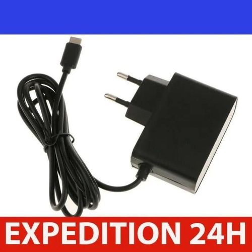 Adaptateur Secteur - Nintendo - Switch - 2 Mètres - Compatible Switch Lite - Chargeur Filaire