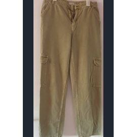 Pantalon Cargo Vert Amande Taille 38