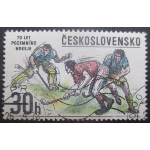Tchecoslovaquie N°2266 Hockey Sur Gazon Oblitéré