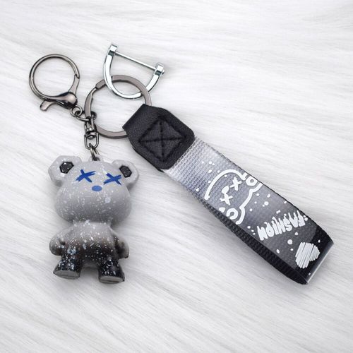 Coque De Clé De Voiture En Tpu À 2 Ou 3 Lèvent,Accessoire Pour Kit 308,207,307,3008,5008,Fob Pour Cristaux En C2,C3,C4,C8,Prédire - Type Grey Bear